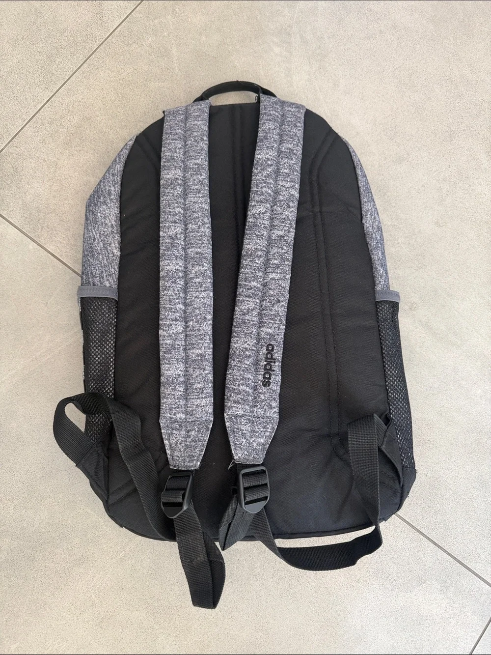 adidas Grey Heather and Black Men's Backpack